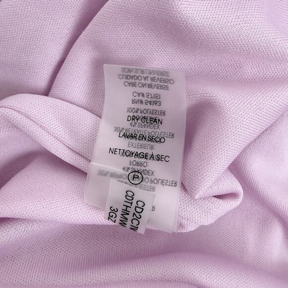 Calvin Klein Keyhole Sheath Dress Size 10 Lilac Pastel Knee Length Cocktail NEW - Picture 11 of 16